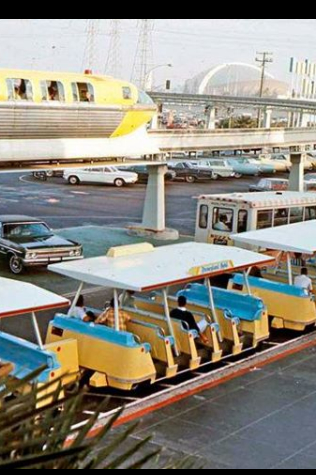 Disneyland parking lot, 1960s